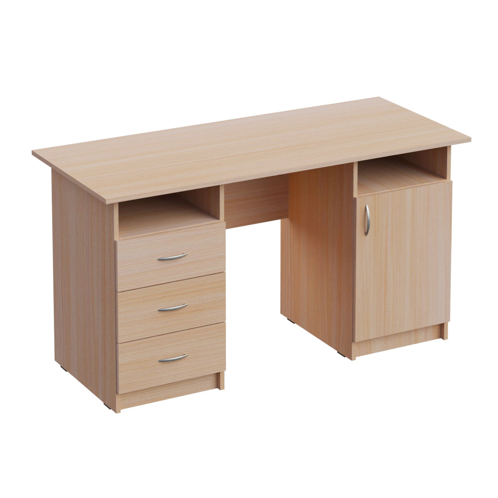 Стіл з тумбою і 3-ма шухлядами П 464, 1400x600x750 мм. МЕБЛІ ТЕХНОСТИЛЬ